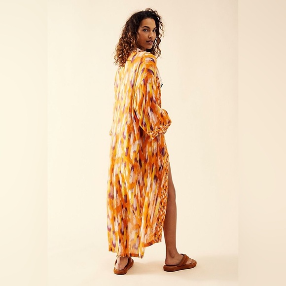 Free‎ People, Static Stripe Maxi Kimono one size - Picture 5 of 15